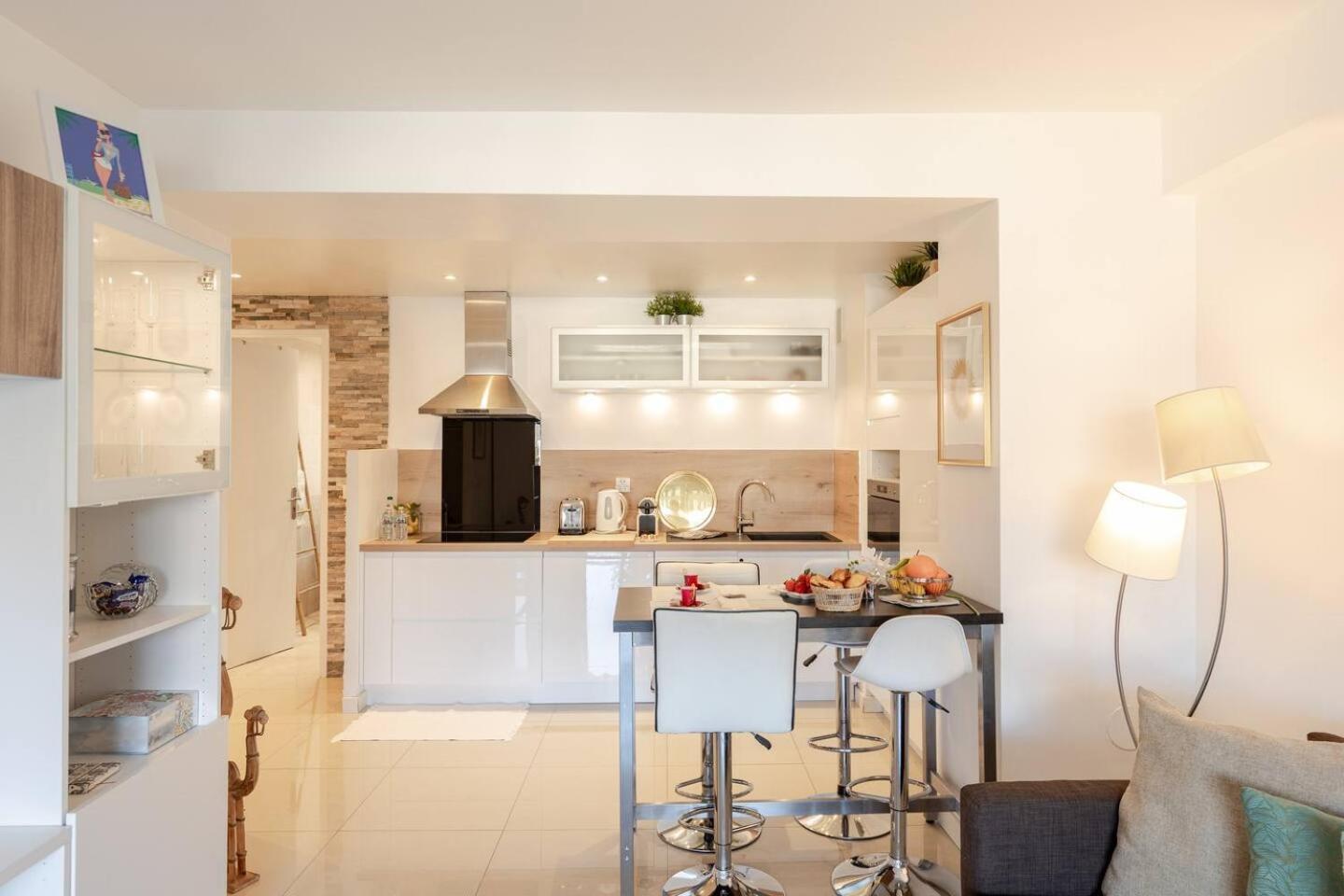 Appartement Cosy Calme Central-Terrasse Proche Palais Cannes Luaran gambar