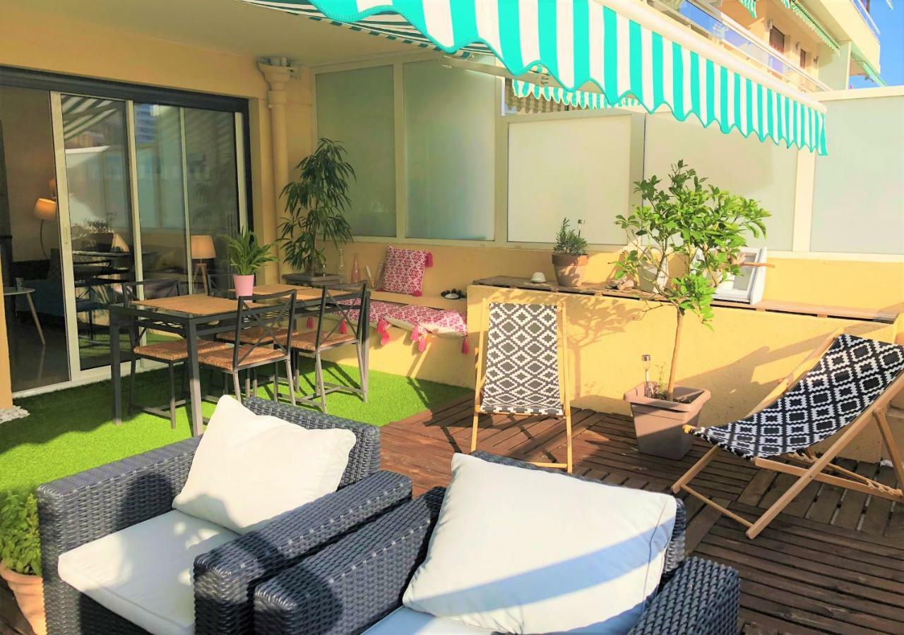 Appartement Cosy Calme Central-Terrasse Proche Palais Cannes Luaran gambar
